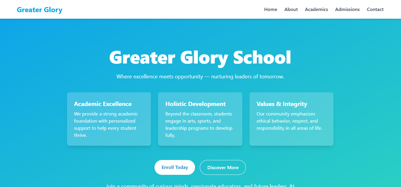 Greater Glory